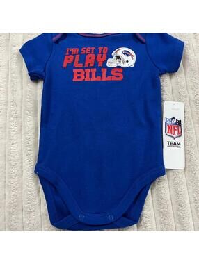 NFL Buffalo Bills Onesie Baby Boys Size 0/3 Months New with Tags